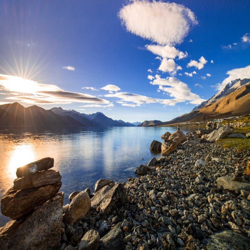 Pangong tso Lake, Ladakh, Jammu and Kashmir, India