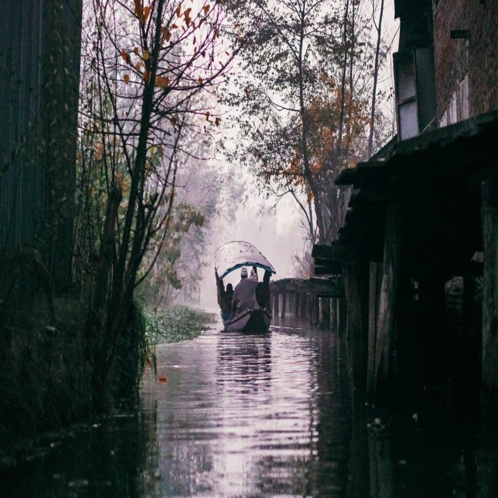 Shikara rides, a primary occupation of people in Kashmir