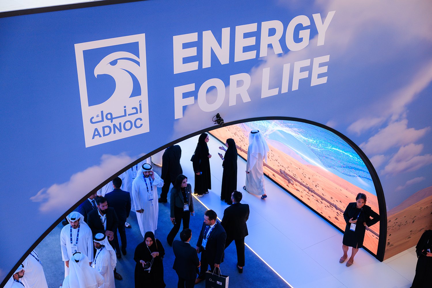 Adnoc's,Inaugural,Tagline,For,Adipec,"energy,For,Life",Moving,In